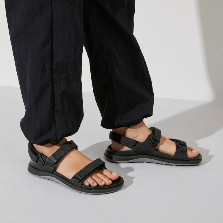 Birkenstock Kalahari Birko-Flor Sandal | Black | Narrow - Women's (1019153) - Image 4